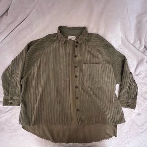 Urban Outfitters Corduroy Flannel